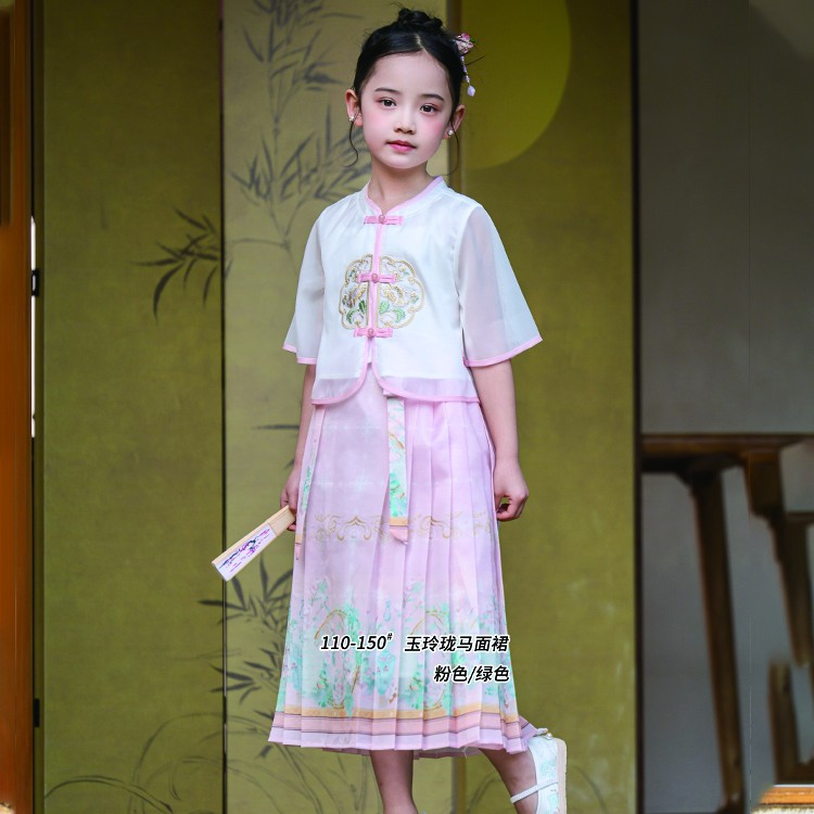 FL242080玉玲珑马面裙