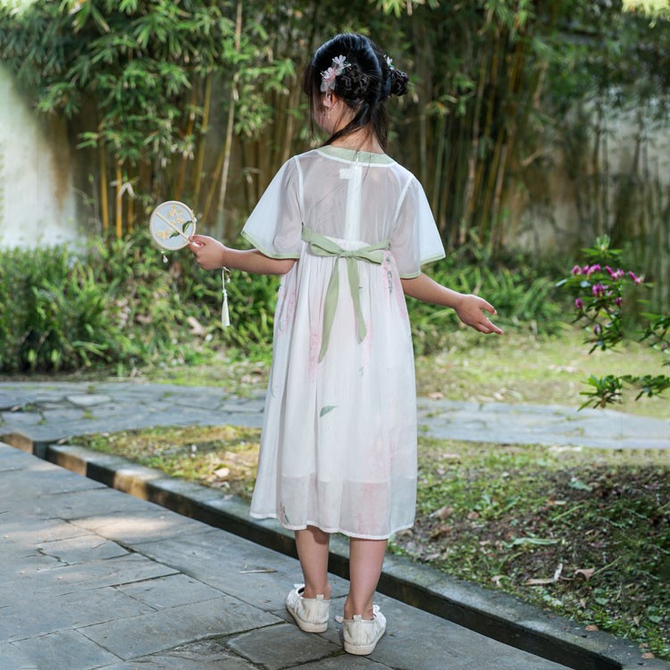 FL242151	 绣花汉服连衣裙