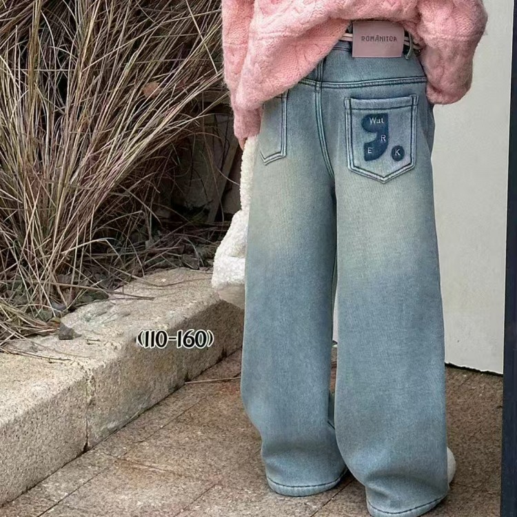 FC246896阔腿牛仔裤