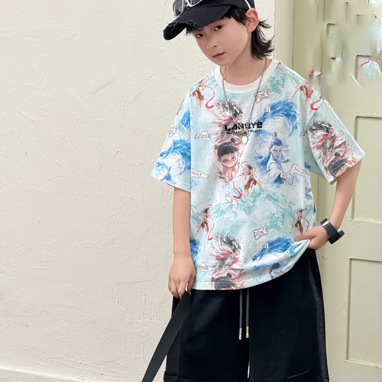 FT252508	 男童短袖